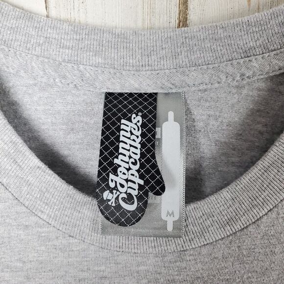 Johnny Cupcakes Graphic Tee Shirt Gray Size Medium - Picture 3 of 10